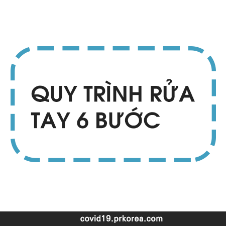 Quy trình rửa tay 6 bước